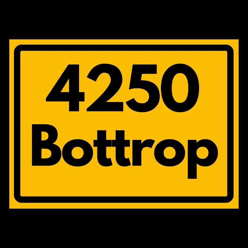 ALTE POSTLEITZAHL PLZ RETRO 4250 BOTTROP – NRW