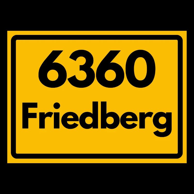 ALTE POSTLEITZAHL PLZ RETRO 6360 FRIEDBERG HEIMAT