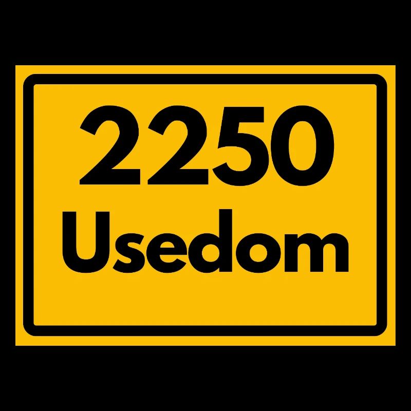 ANCIEN CODE POSTAL RÉTRO 2250 USEDOM HEIMAT