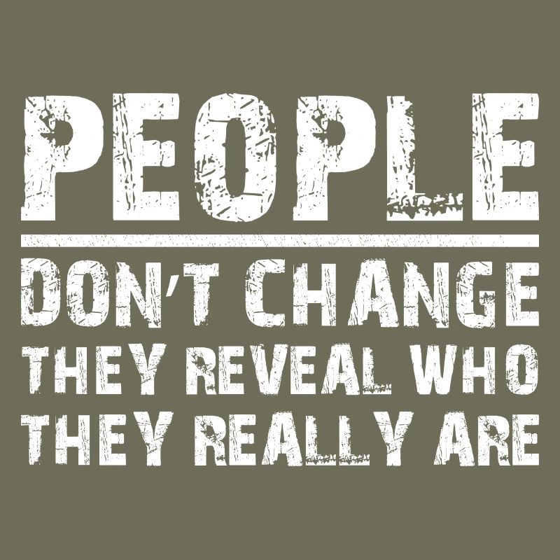 people don't change funny