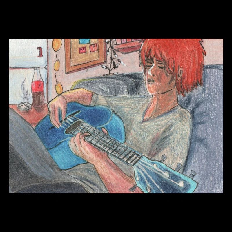 Blaue Gitarre