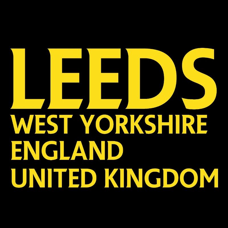 Leeds – England Lyrics Design