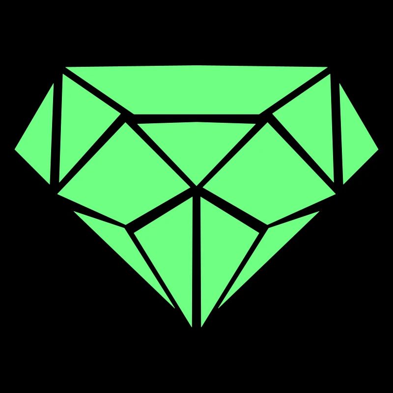 Géométrie du losange vert