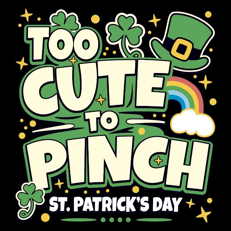 Too Cute to Pinch ST. PATRICK'S DAY