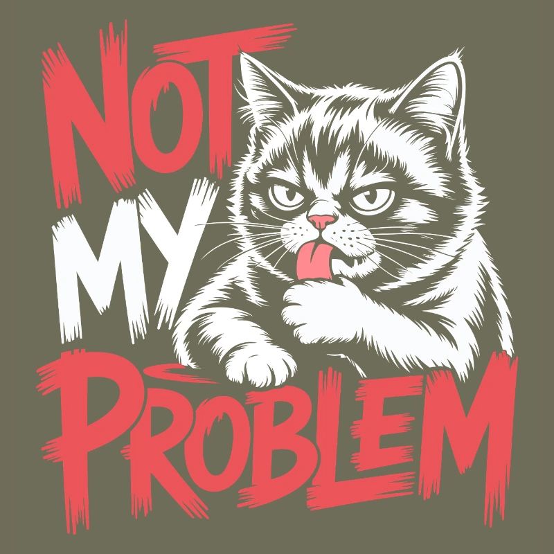 Not My Problem Cat