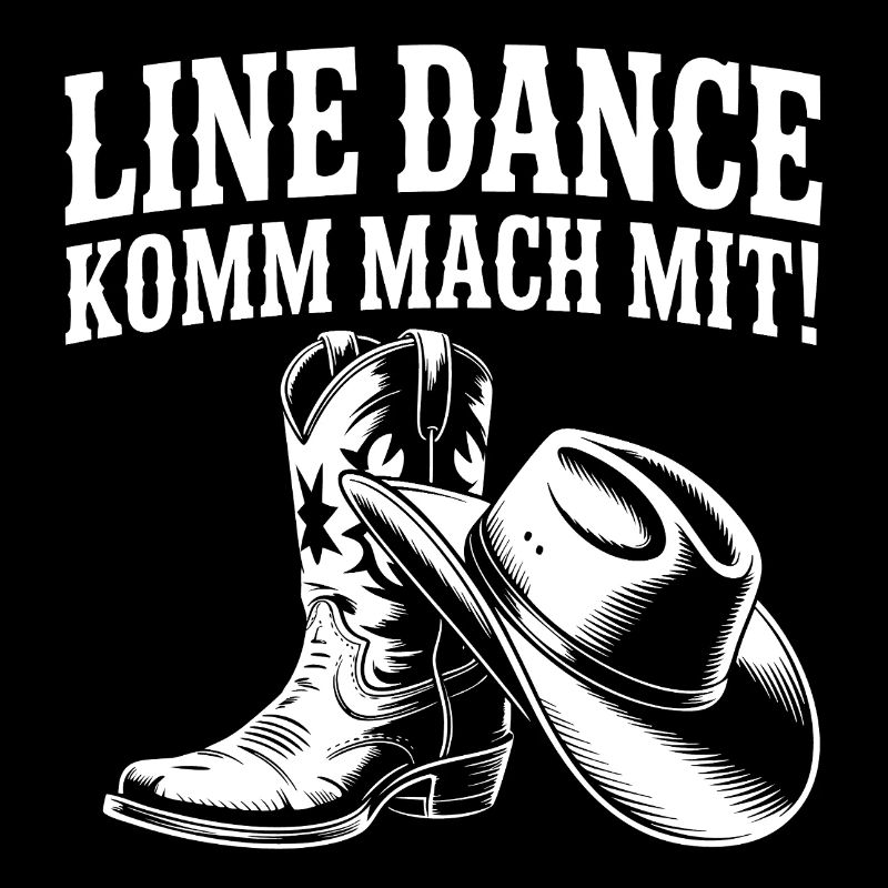 Line Dance Come join us! Cowboy Hat Western Boots