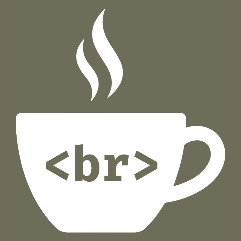 Coffee Break – Funny HTML Tag Design