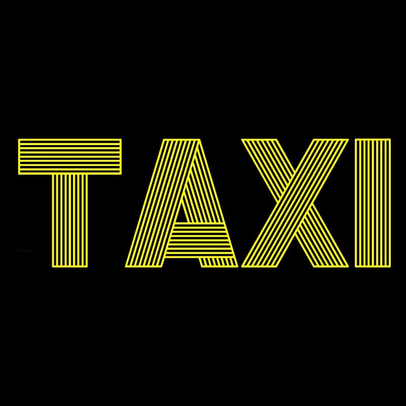 Taxi Design jaune! Cadeau de temps libre