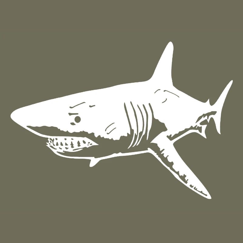 The predatory white shark