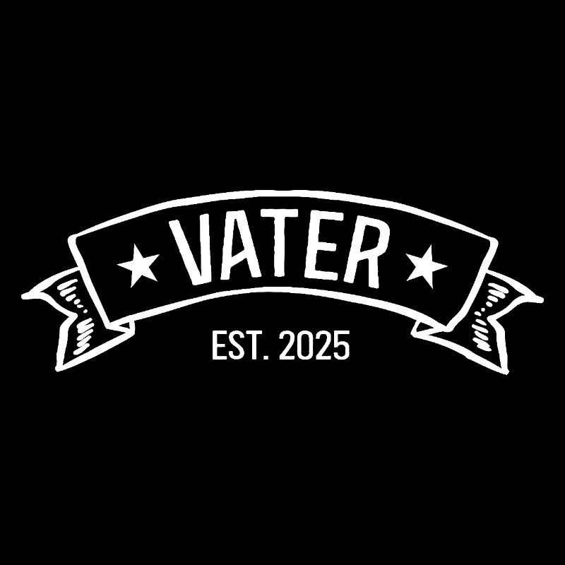 Vater 2025 Ich Werde Papa Werdender Dad est 25