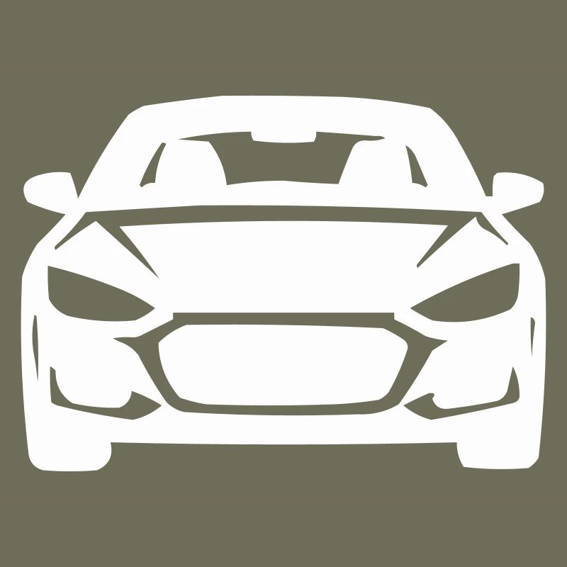 Frontlinien Silhouette Auto