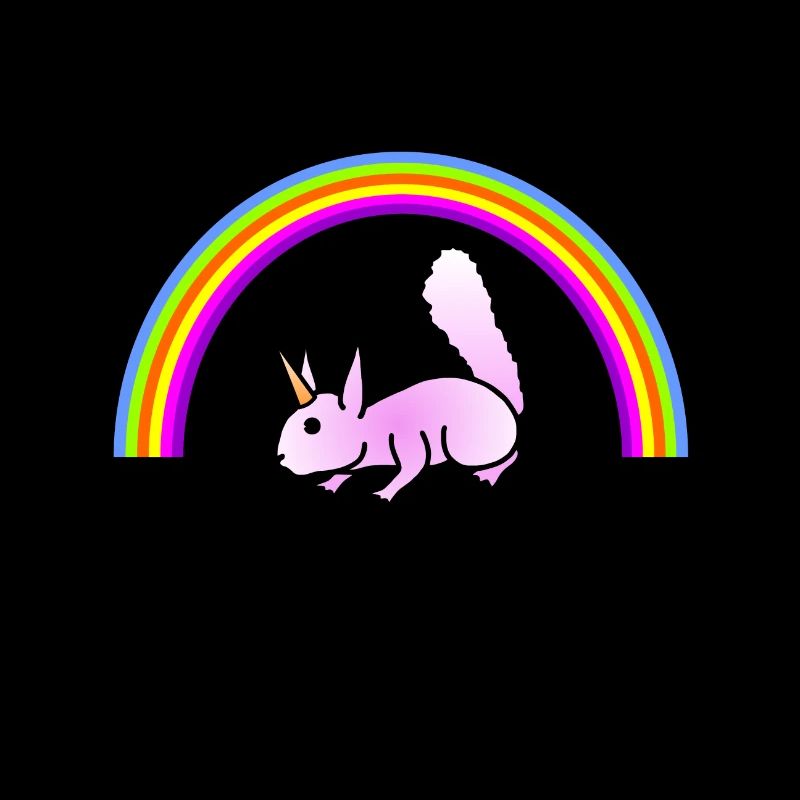Eichhörnchen Regenbogen - Falsches Einhorn