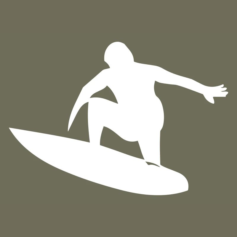 Surfer with surfboard