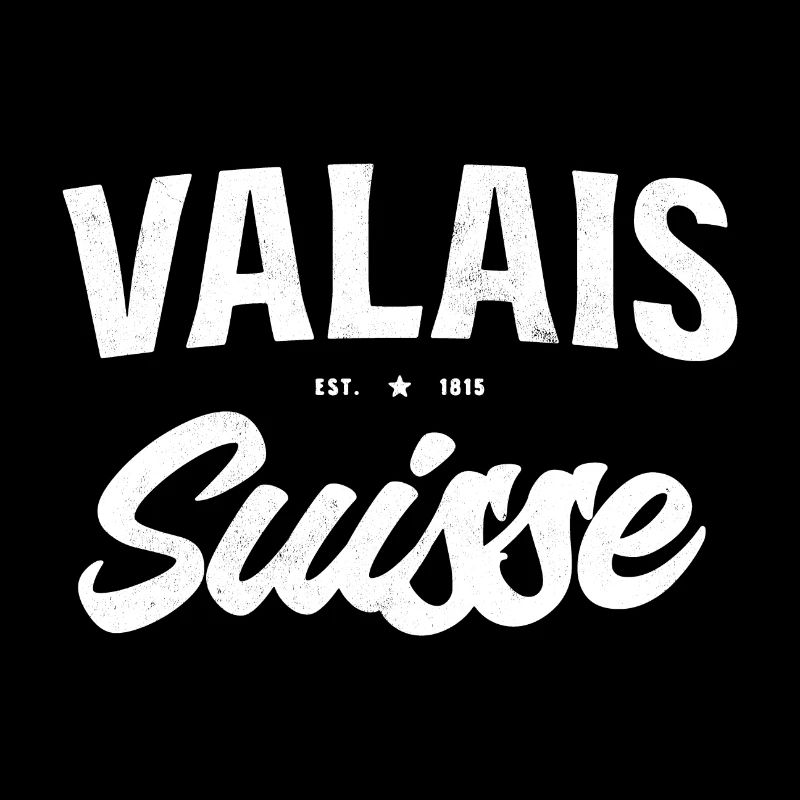 Calligraphie du Valais en Suisse