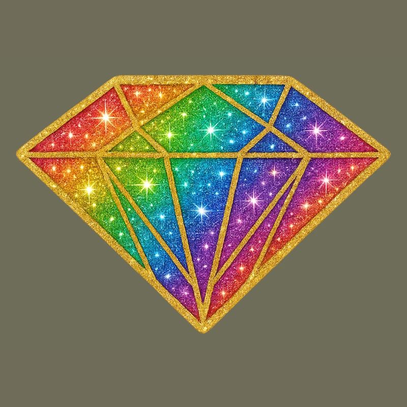 Rainbow Diamond Glitter