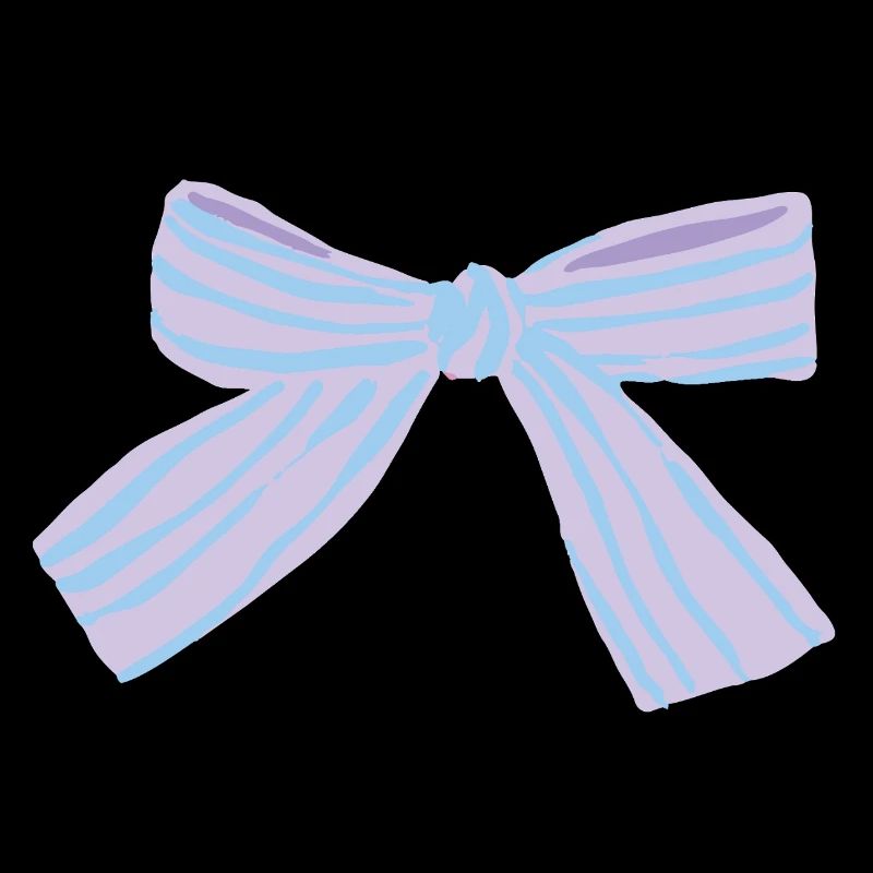 Nœud pastel Bleu-Violet