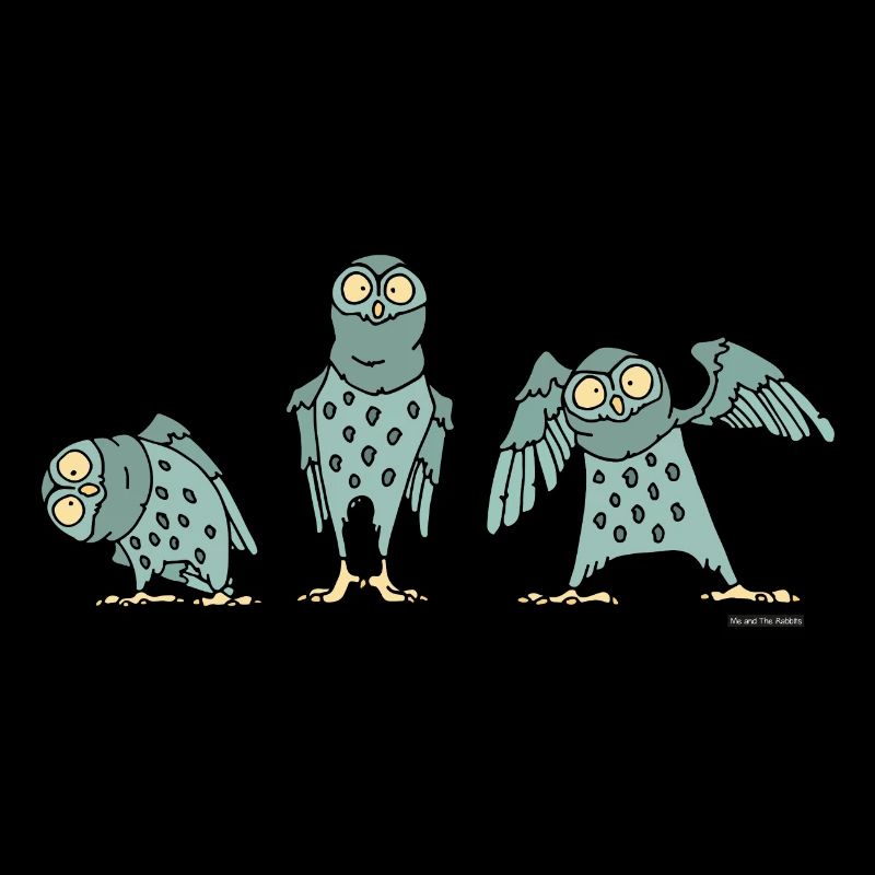 Owls - Turquoise