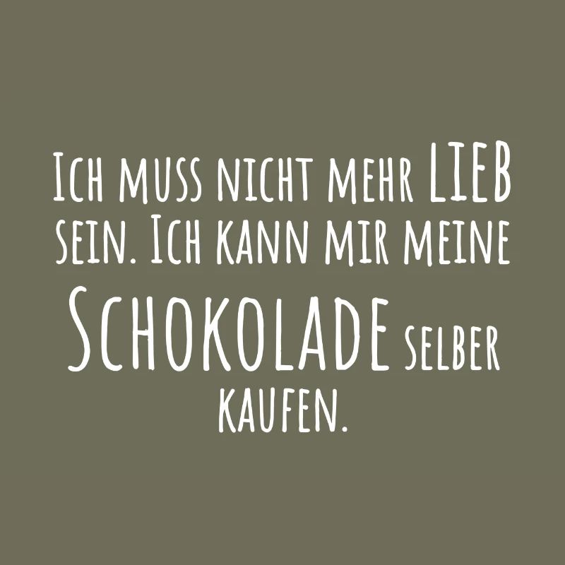 Ich kaufe mir Schokolade selbst