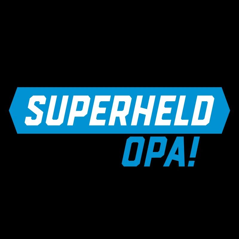 Superheld ohne Umhang Opa