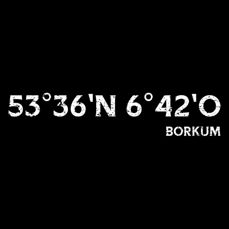Borkum coordinates North Sea Island
