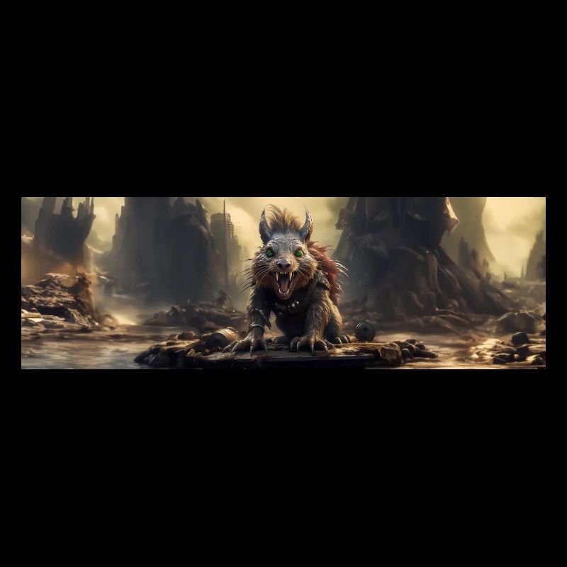 apocalypse monde après l’humanité écureuil géant