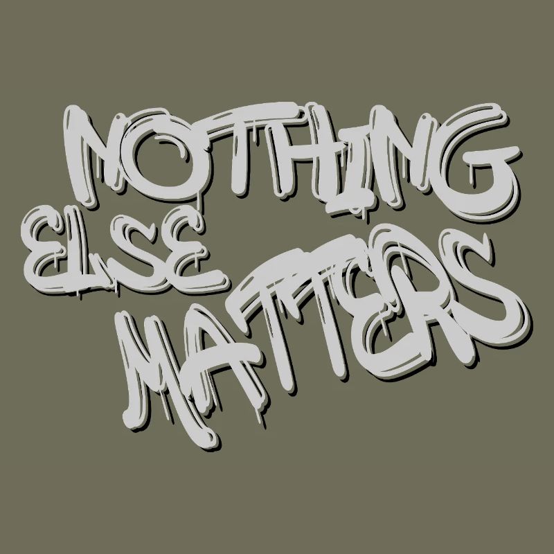 Typographie de citation graffiti : slogan gris gras
