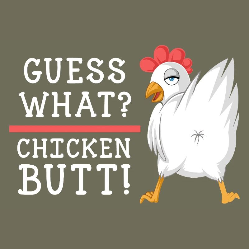 Devinez quoi, chemise en cul de poulet