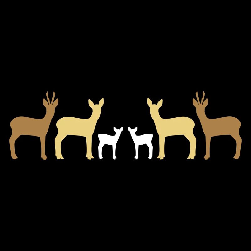 Cerf serrer les coudes vekt