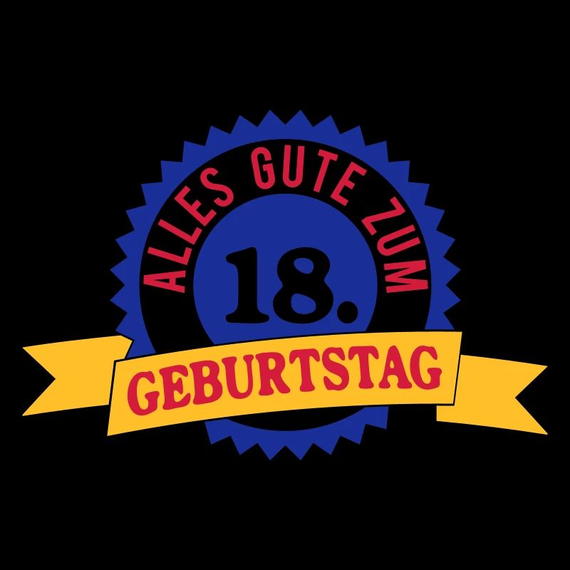 Alles Gute zum 18. Geburtstag