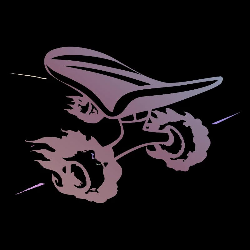 Gradient skateboard Silhouette Ride