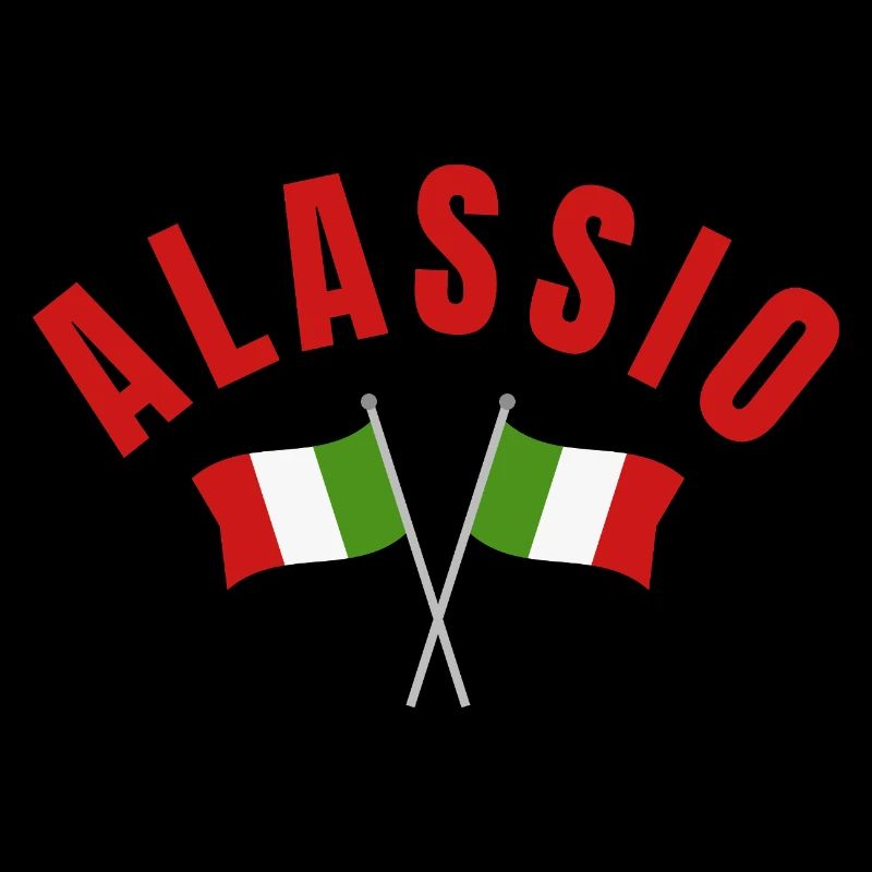 Alassio Italy Flags