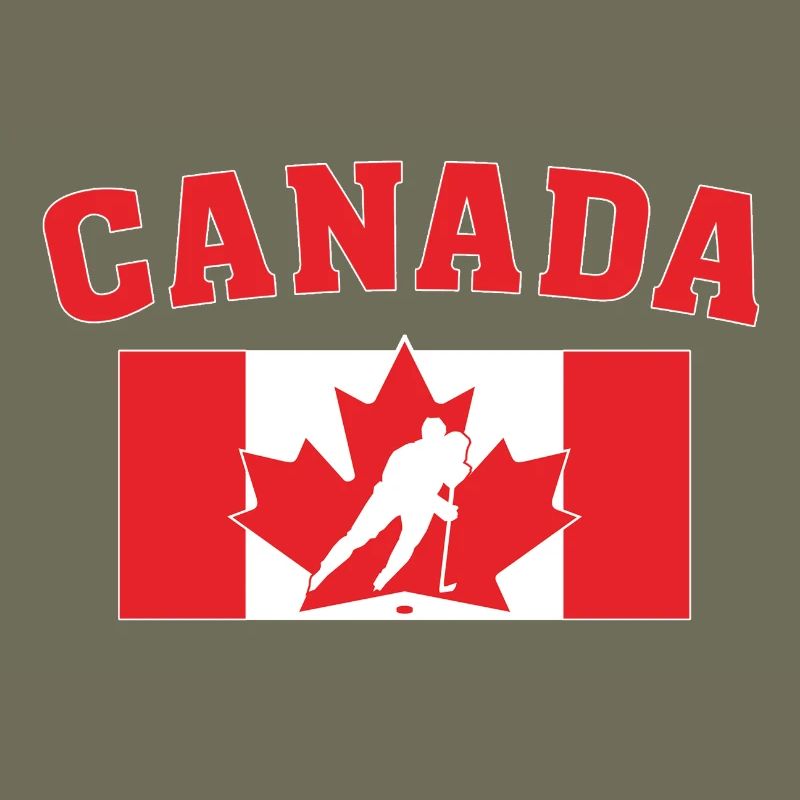 Kanada-Eishockeyflagge