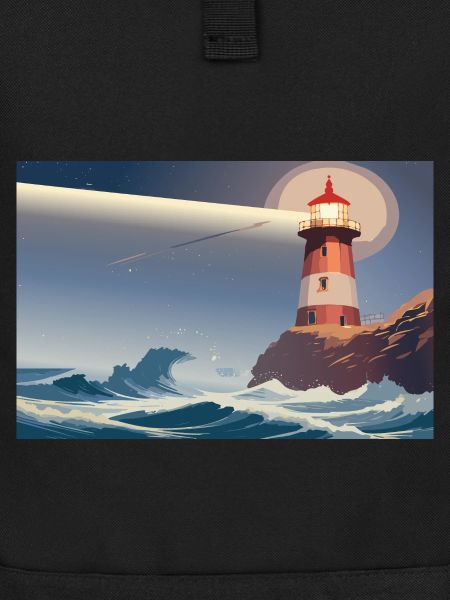 Lighthouse at night