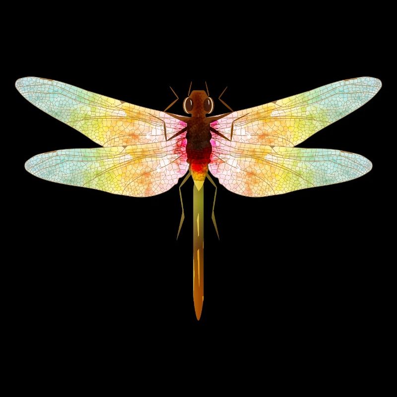 Schillernde Libelle – Filigranes Insektenmotiv