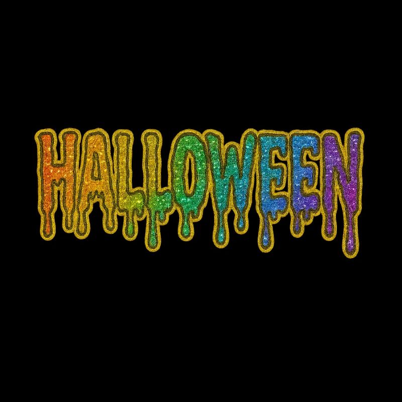 Rainbow Drop Halloween Font