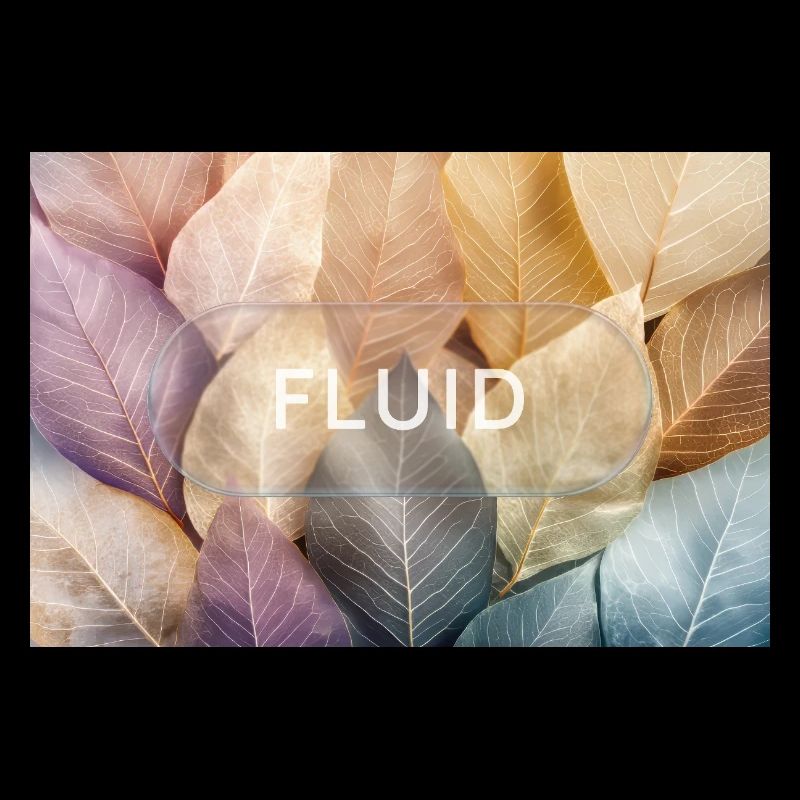 fluid – minimalistisches Glas Design