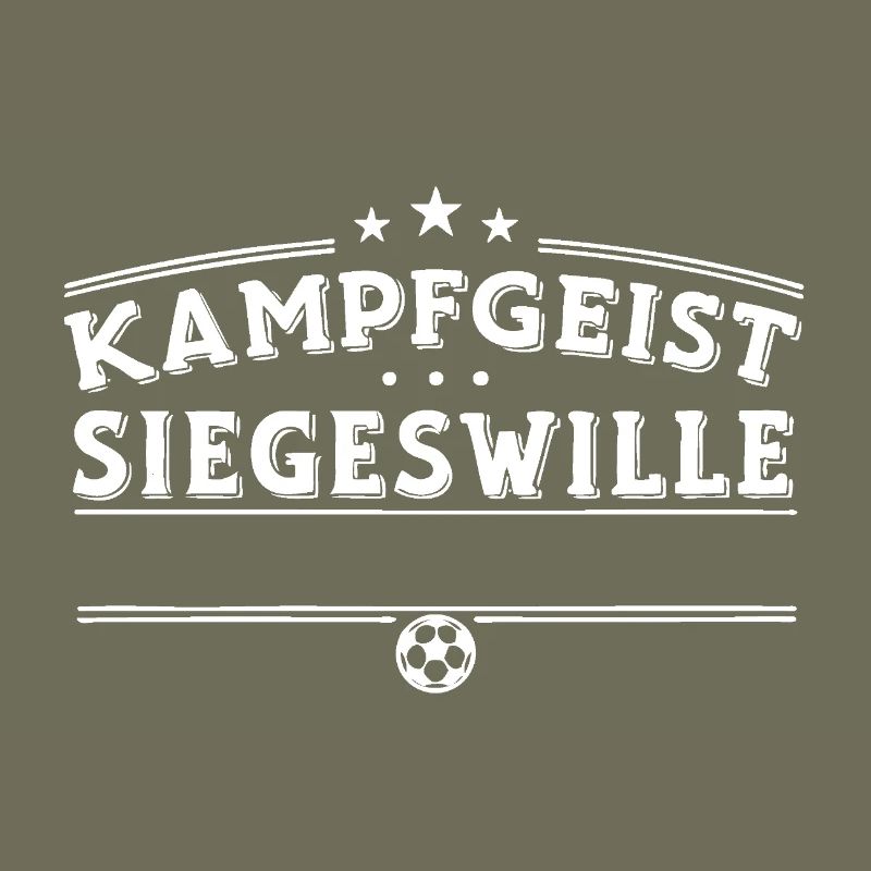 Kampfgeist - Siegeswille - YOUR TEXT 