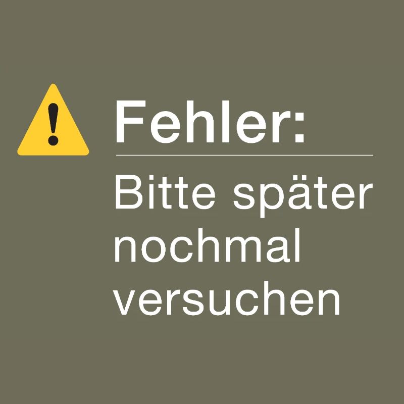 Fehler: Bitte noch einmal versuchen Informatik