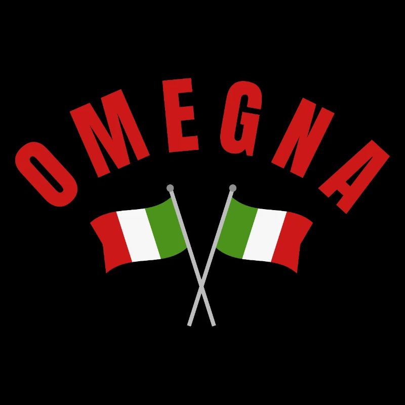 Omegna Italian Flags Emblem