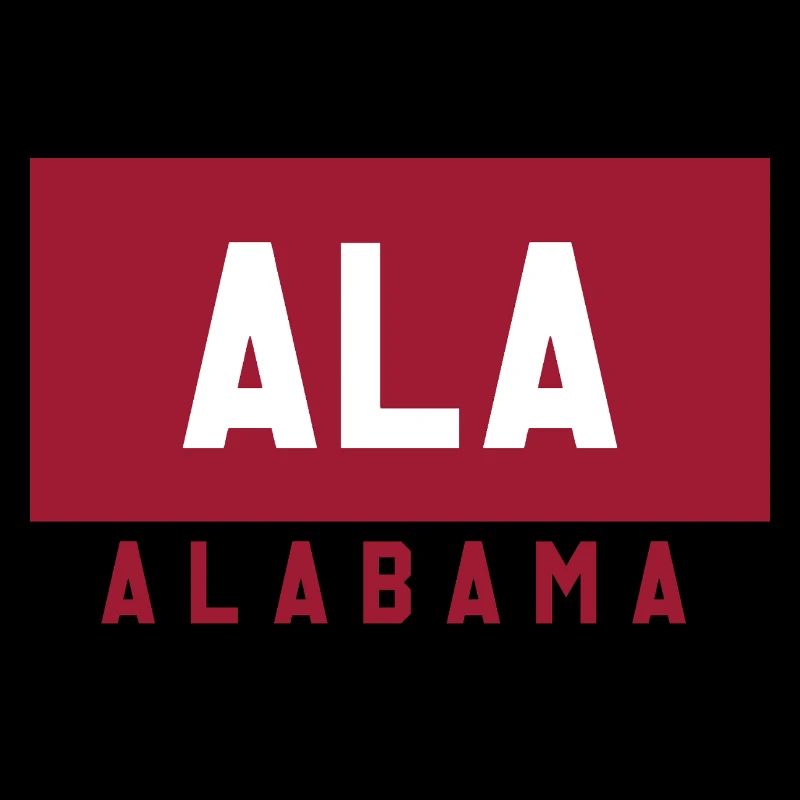 Drapeau typographique de l’ALA de l’Alabama