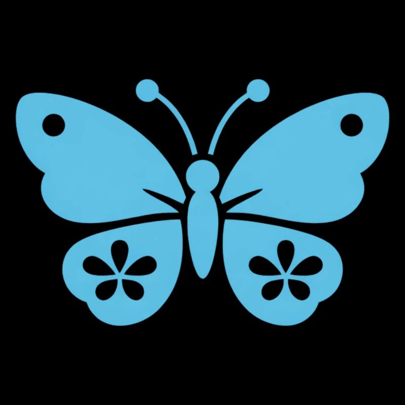 Butterfly blue