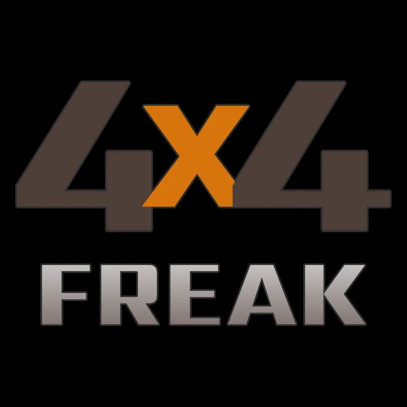 4x4 FREAK Orange X Logo