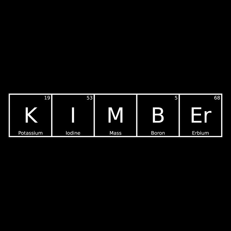 Kimber Name Vorname Chemie Periodensystem Elemente