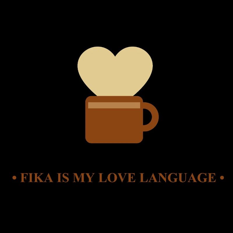 Cup with Heart Fika Message