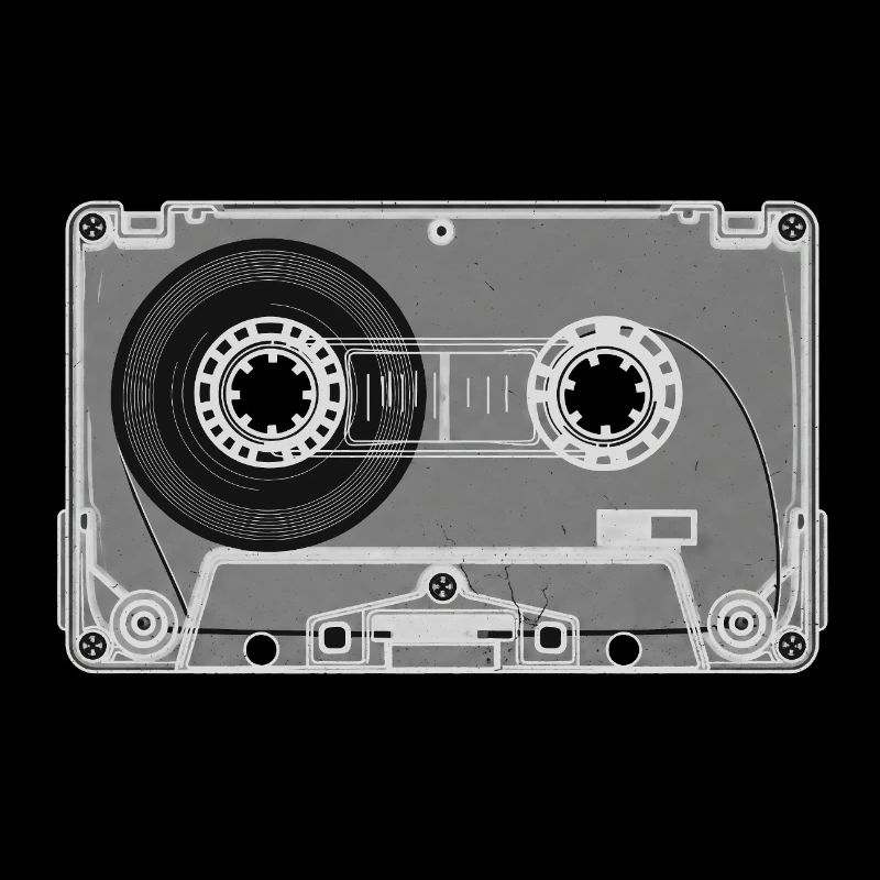 Kassette Retro Print