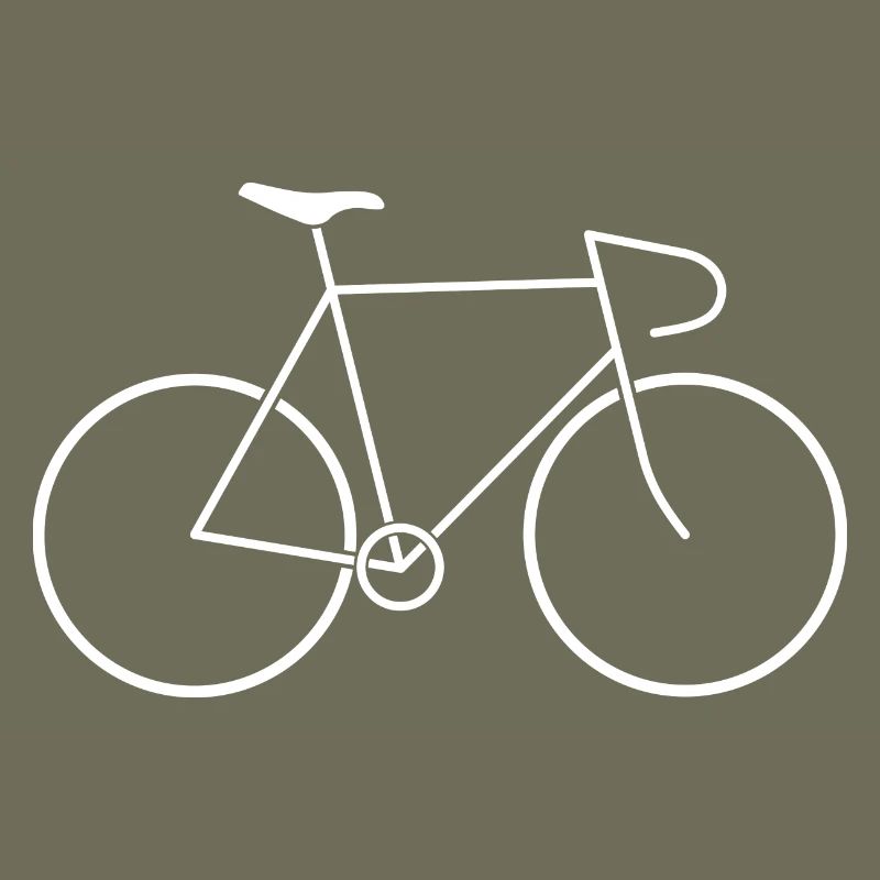 Vélo de route blanc