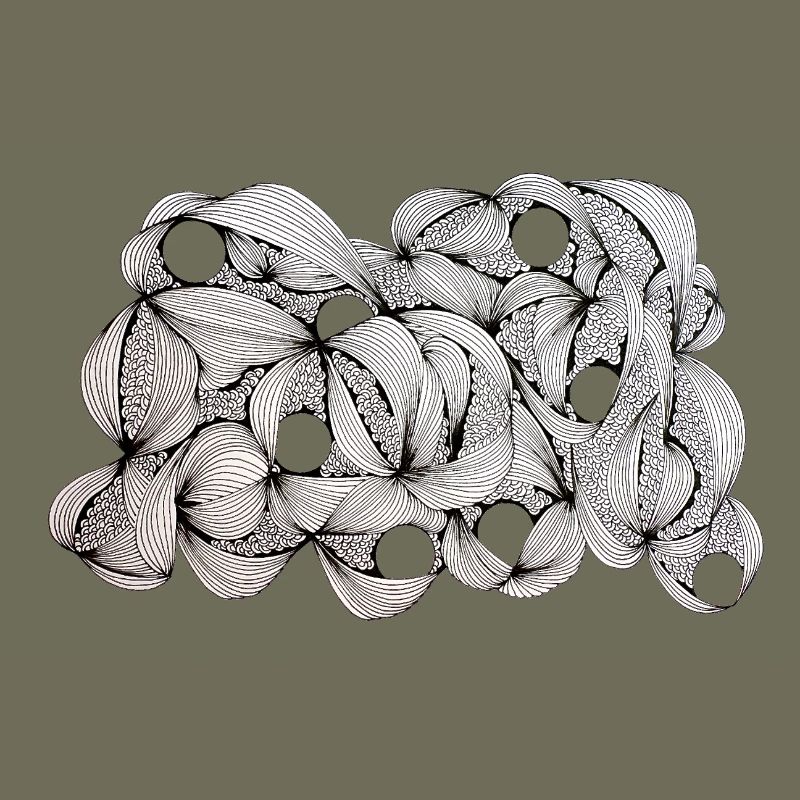 Lined Leaf Weave Pattern