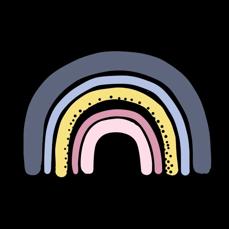 Regenbogen pastell