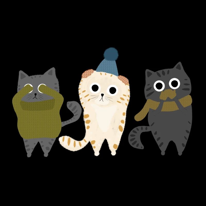 Trois chats