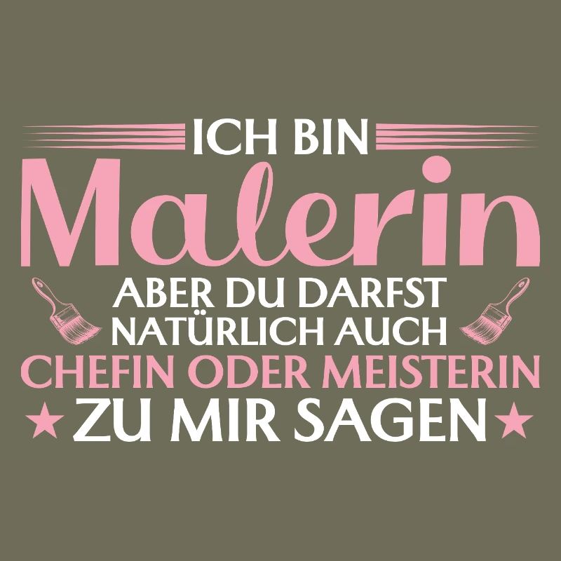 Handwerkerin Chefin oder Meisterin - Malerin